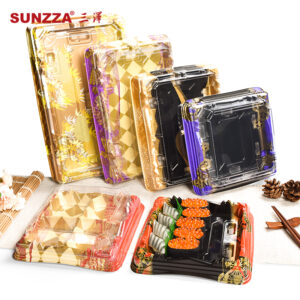 Fashion Japanese plastic sushi take out containers